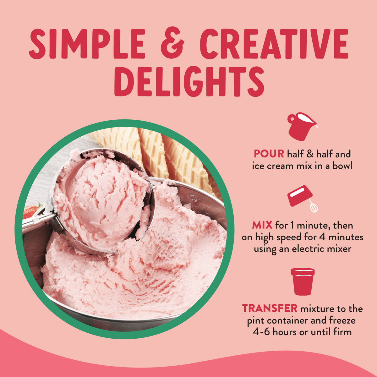 Homemade strawberry ice cream mix recipe instructions 